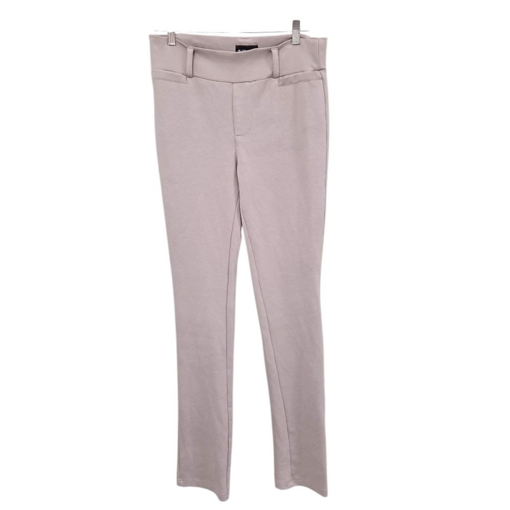 Fishers Finery Womens Tall Grey Pants Large Pullon Stretch Business Casual Comfy - Picture 2 of 11